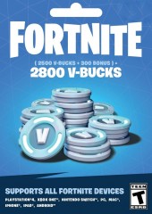 Fortnite Epic Games Key 2800 V Bucks