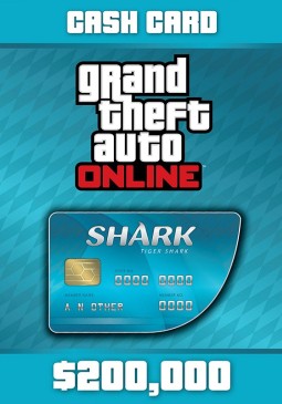Joc Grand Theft Auto Online: Tiger Shark Cash Card 200 000 PC GLOBAL pentru Rockstar