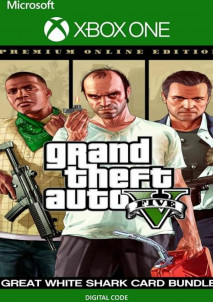 Grand Theft Auto V Premium Online Edition & Great White Shark Card Bundle Key