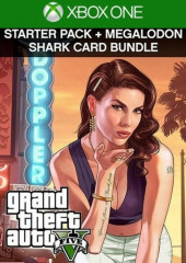 Grand Theft Auto V Premium Online Edition & Megalodon Shark Card Bundle Key