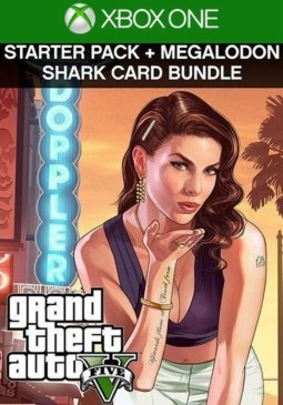 Joc Grand Theft Auto V Premium Online Edition & Megalodon Shark Card Bundle Key pentru XBOX