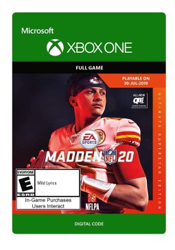 Joc Madden NFL 20 Ultimate Superstar Edition Key pentru XBOX