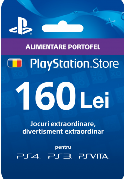 Joc Playstation Gift Card 160 RON pentru PSN