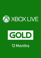 Xbox Live Gold 12 months