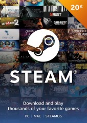Steam Wallet Card €20 Global Activation Code