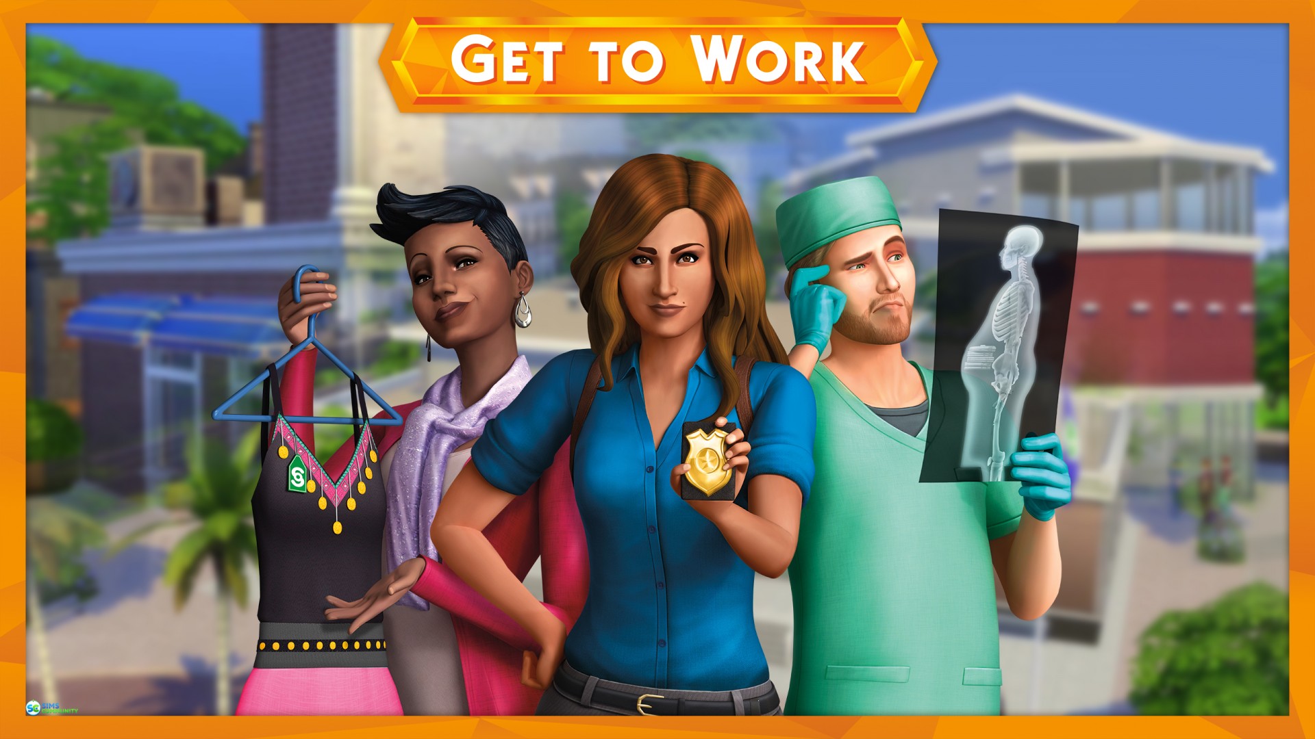 the sims 4 get to work retail