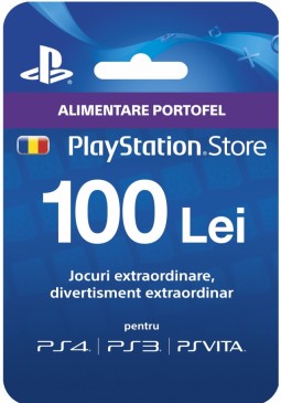Joc PlayStation Network Card 100 lei RO pentru PSN