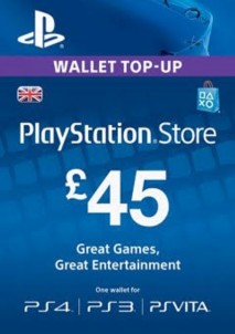 PlayStation Network Gift Card 45 GBP PSN UNITED KINGDOM