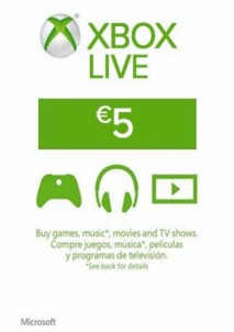 Xbox Live Gift Card Europe 5 EUR