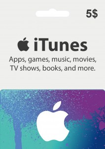 Apple iTunes Gift Card 5 USD