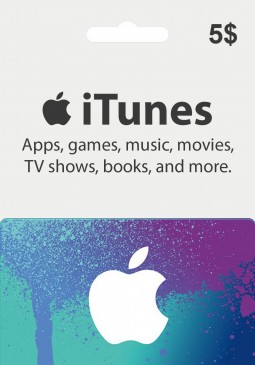 Joc Apple iTunes Gift Card 5 USD pentru iTunes