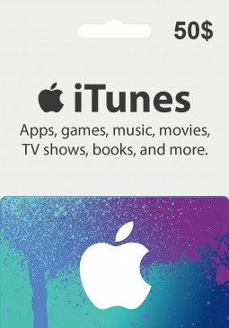 Joc Apple iTunes Gift Card 50 USD pentru iTunes